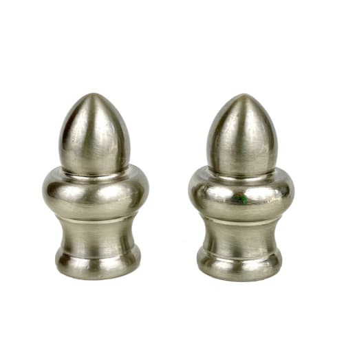 Lamp Finial, Stainless Steel Finish